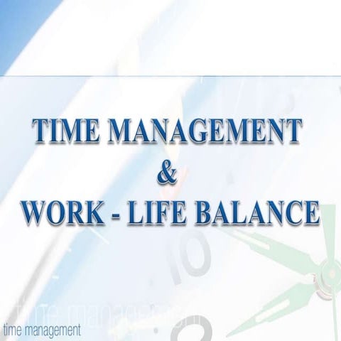 Time management