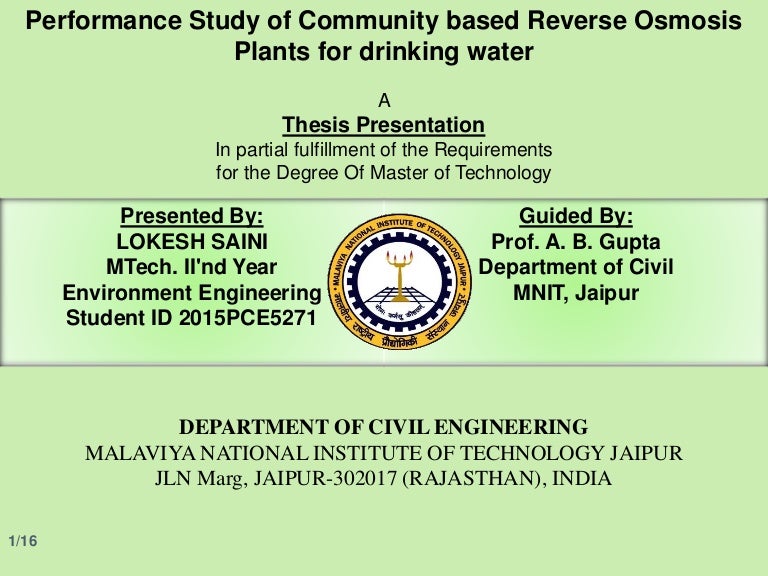 Dissertation final presentation