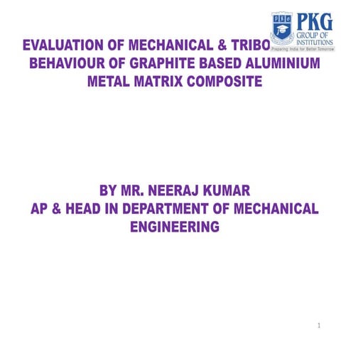 ALUMINIUM METAL MATRIX COMPOSITE BY STIR CASTING METHODS