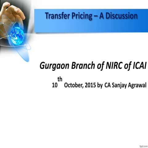 Presentation on Transfer Pricing