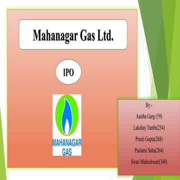 MAHANAGAR GAS IPO