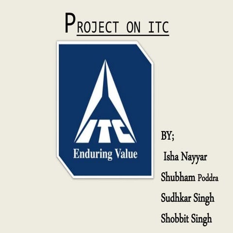 Final ppt itc | PPTX