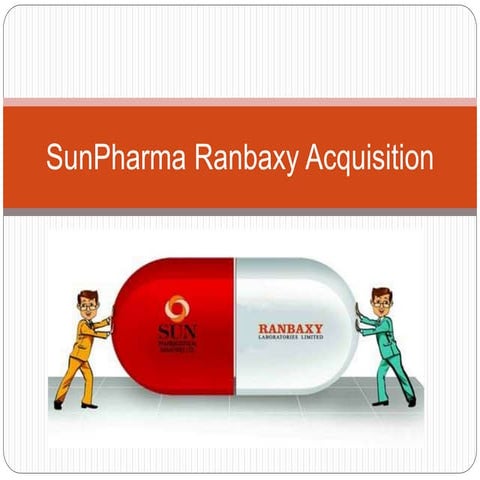 SunPharma Ranbaxy Acquisition 