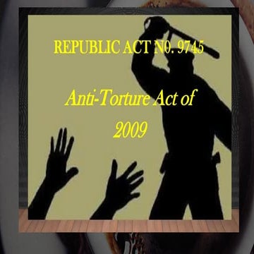 Final PPT on 9745. Republic Act No. 9745pptx