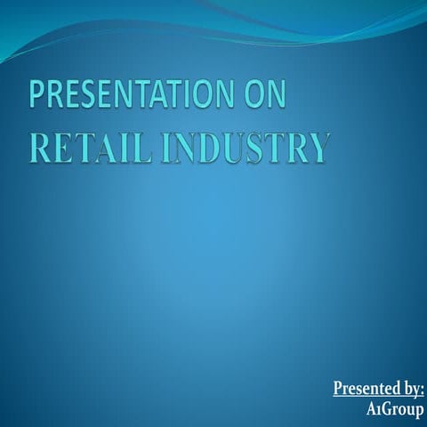 Retail sector in India