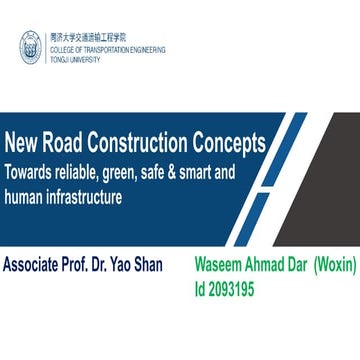 New road construction concept | PDF