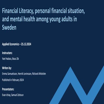 OECD INFE International Survey of Adult Financial Literacy Competencies ...