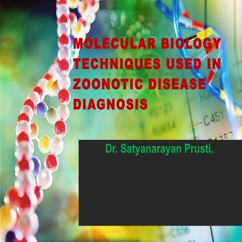 MOLECULAR BIOLOGY TECHNIQUES USED IN ZOONOTIC DISEASE 