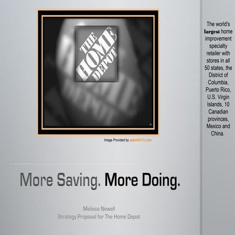 The Home Depot: Final presentation