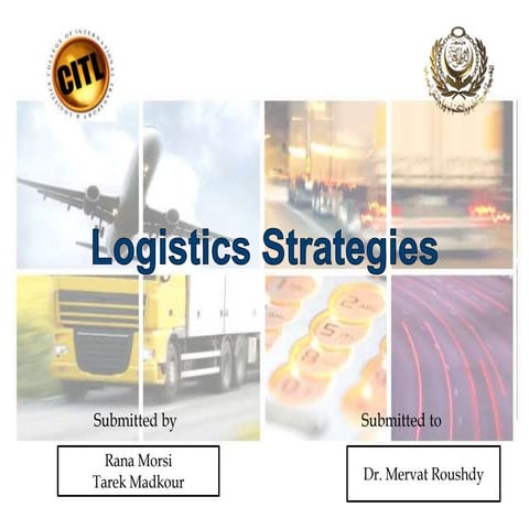 Logistics Strategy in Europe  