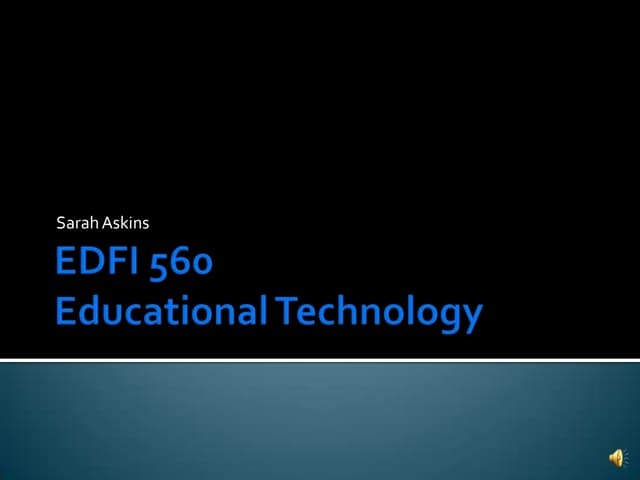 Final presentation
