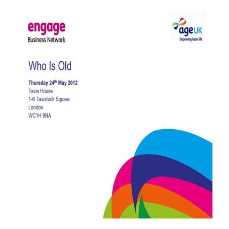 Who is Old? Seminar Presentations