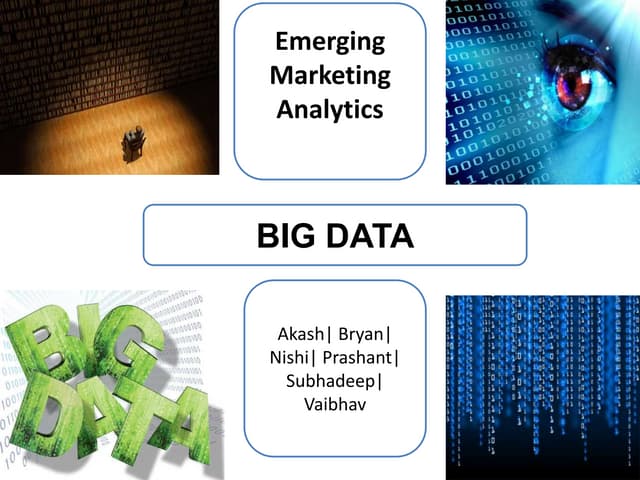 Big Data Marketing Analytics