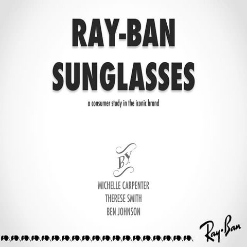 Ray-Ban Consumer Study