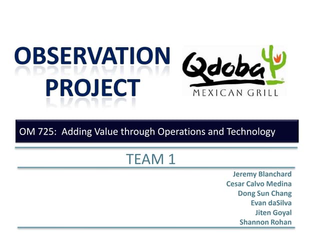 Operations Management