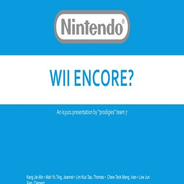 IS3101 Final Presentation