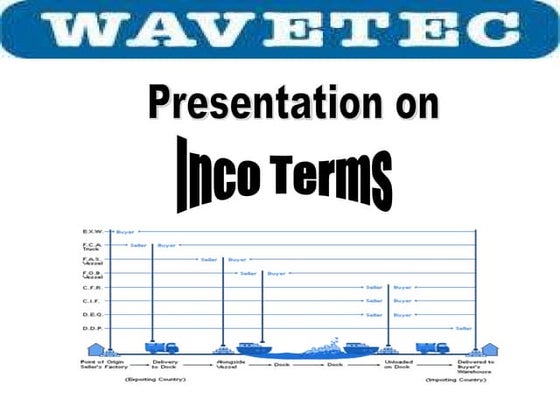 Incoterms 2020 - All mode(s) of transportation | PDF