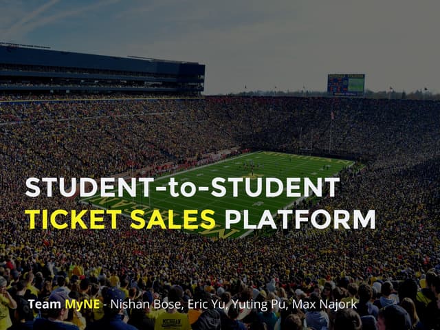 Student-to-Student Ticket Sales - Personas & MVP1