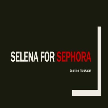 Sephora Case Study | PPTX