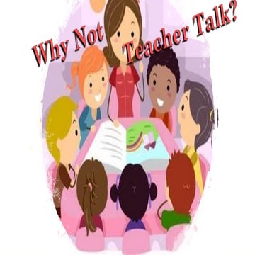 Teacher Talk In An Online ESL Class