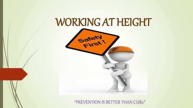 working at height