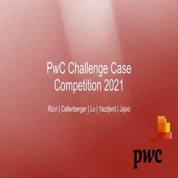 PwC Challenge Final Presentation