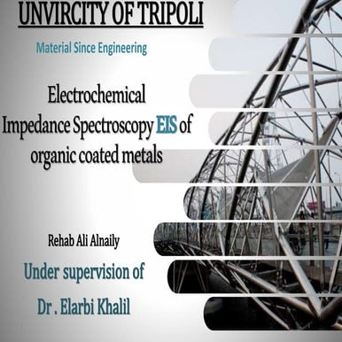 Electrochemical impedance spectroscopy