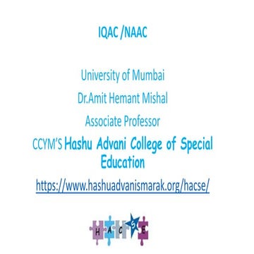 FINAL PRESENTATION IQAC  Meaning Significance