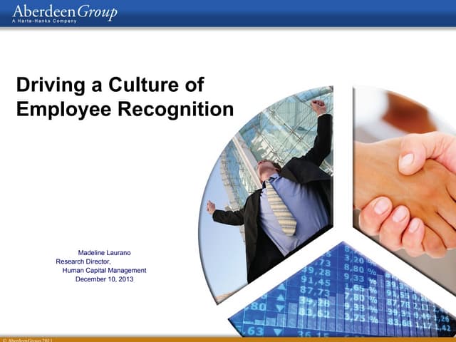 Driving a Culture of Employee Recognition
