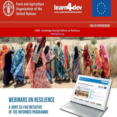 DRM Webinar II: Governing and managing disaster risk in the agriculture secto...