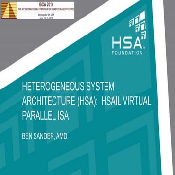 ISCA Final Presentation - HSAIL