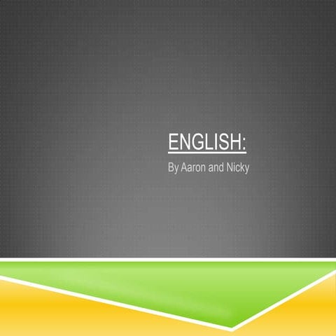 English presentation