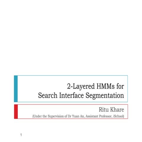 Two Layered HMMs for Search Interface Segmentation