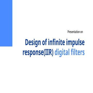 Academic presentation for University in EEE