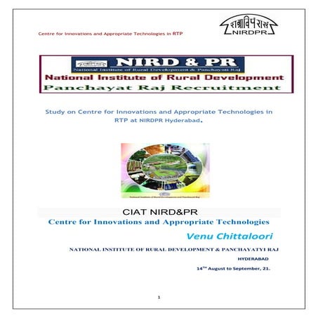 Final presentation of rtp pcpgs