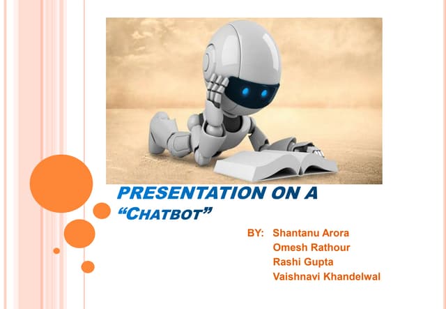 Final presentation on chatbot