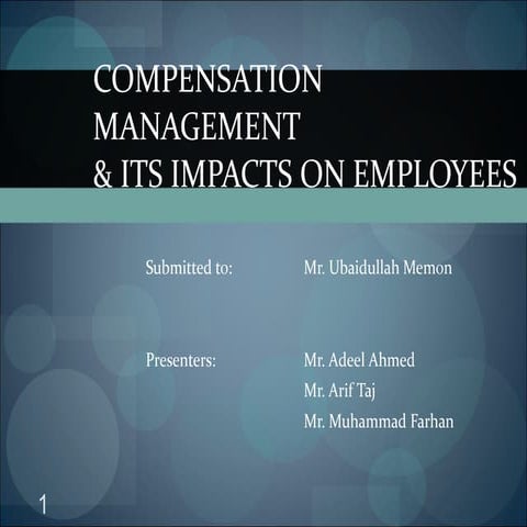 Compensation Management