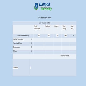 Final Presentation Instruction For Pptx