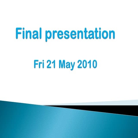 summer 2010 (student preso)