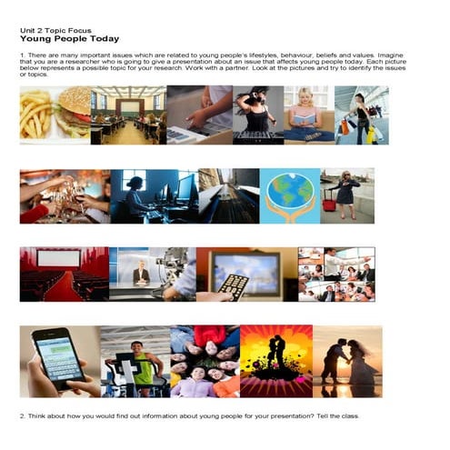 Final Presentation: Survey Topic Pictures