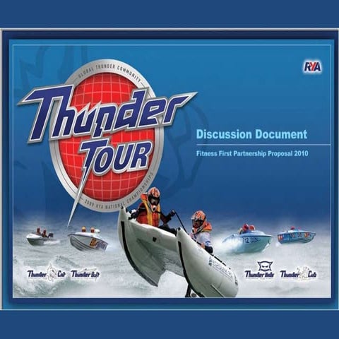 Example Thundercat Sponsorship Proposal