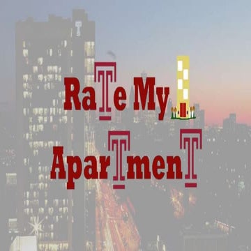 MIS4596 Rate My Apartment Final Presentation