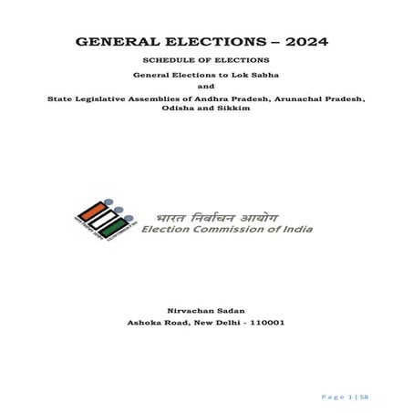 General Elections Final Press Noteas per M | PDF