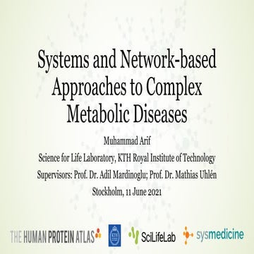 Systems and Network-based Approaches to Complex Metabolic Diseases