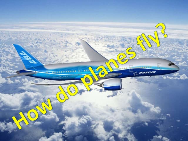How does a plane fly?