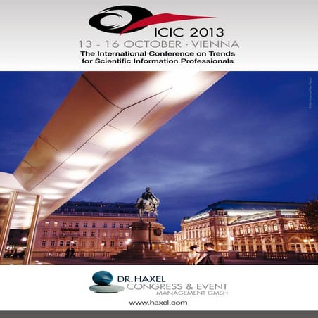 Final Programme ICIC 2013 in Vienna