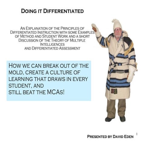 David Explains Differentiated instruction