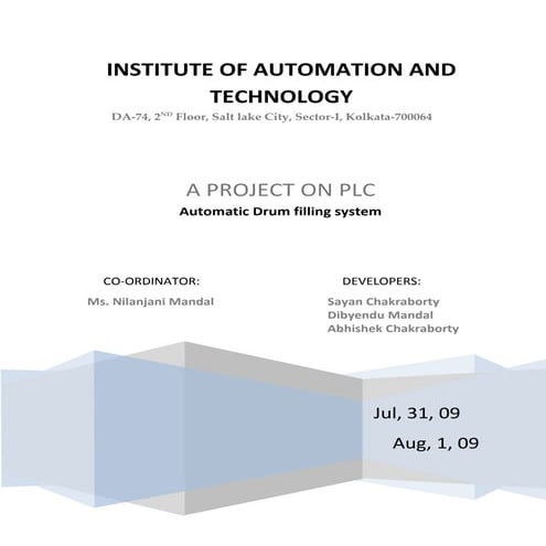 Project on PLC (SILO)