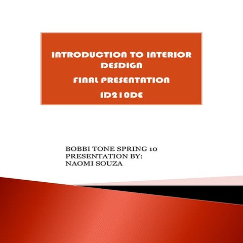 Interior design final project pdf | PDF