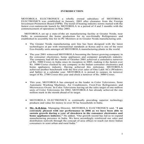 customer Buying perception towards mobile phones with special reference to Mo...